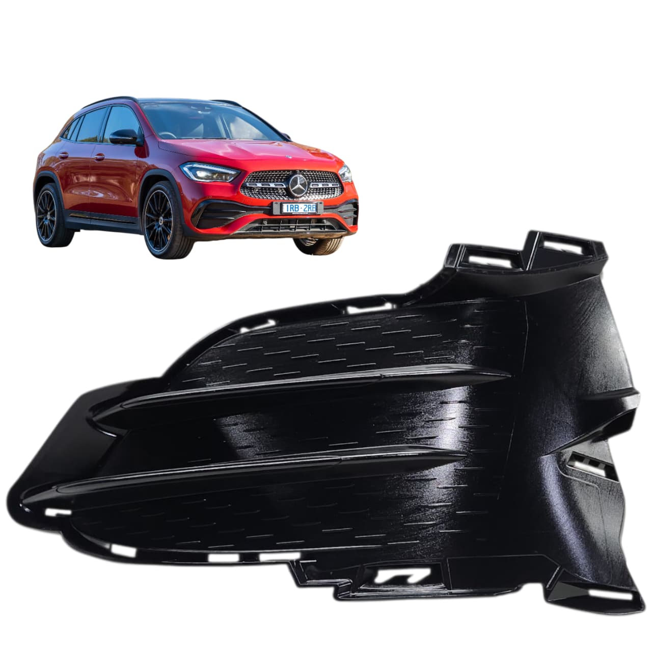MOLDURA FAROL MILHA DIREITO MERCEDES GLA 250 H247 2020 2026