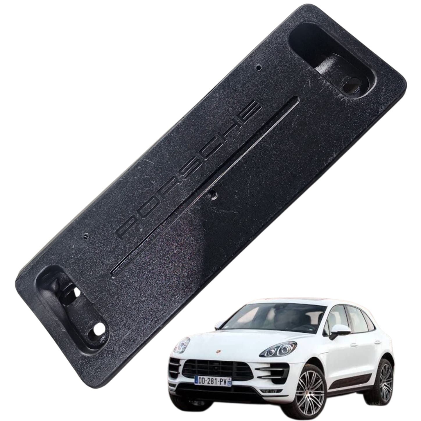 SUPORTE PLACA DIANTEIRA PORSCHE MACAN 2022 2024