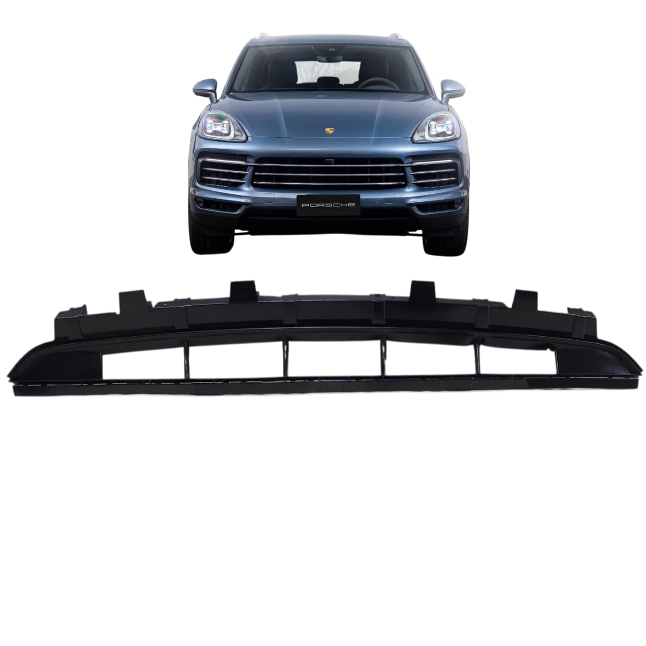 GRADE CENTRAL PARACHOQUE DIANTEIRO PORSCHE CAYENNE 2018 2024