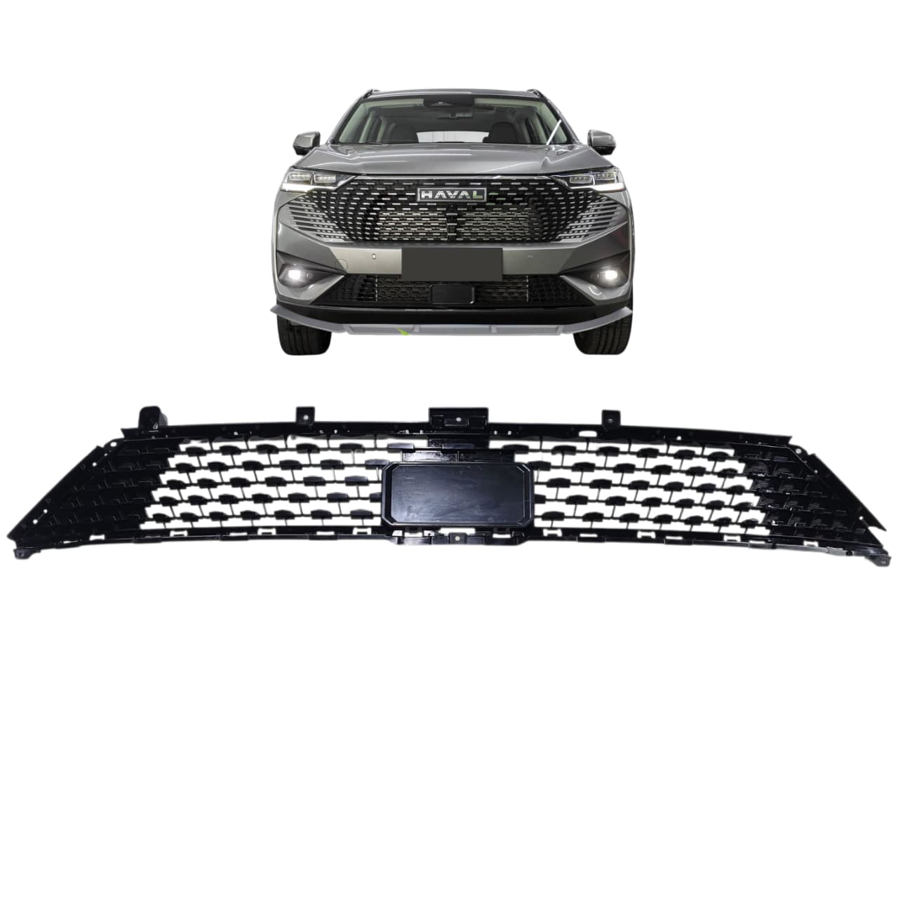 GRADE INFERIOR PARACHOQUE DIANTEIRO GWM HAVAL H6 2023 2025 
