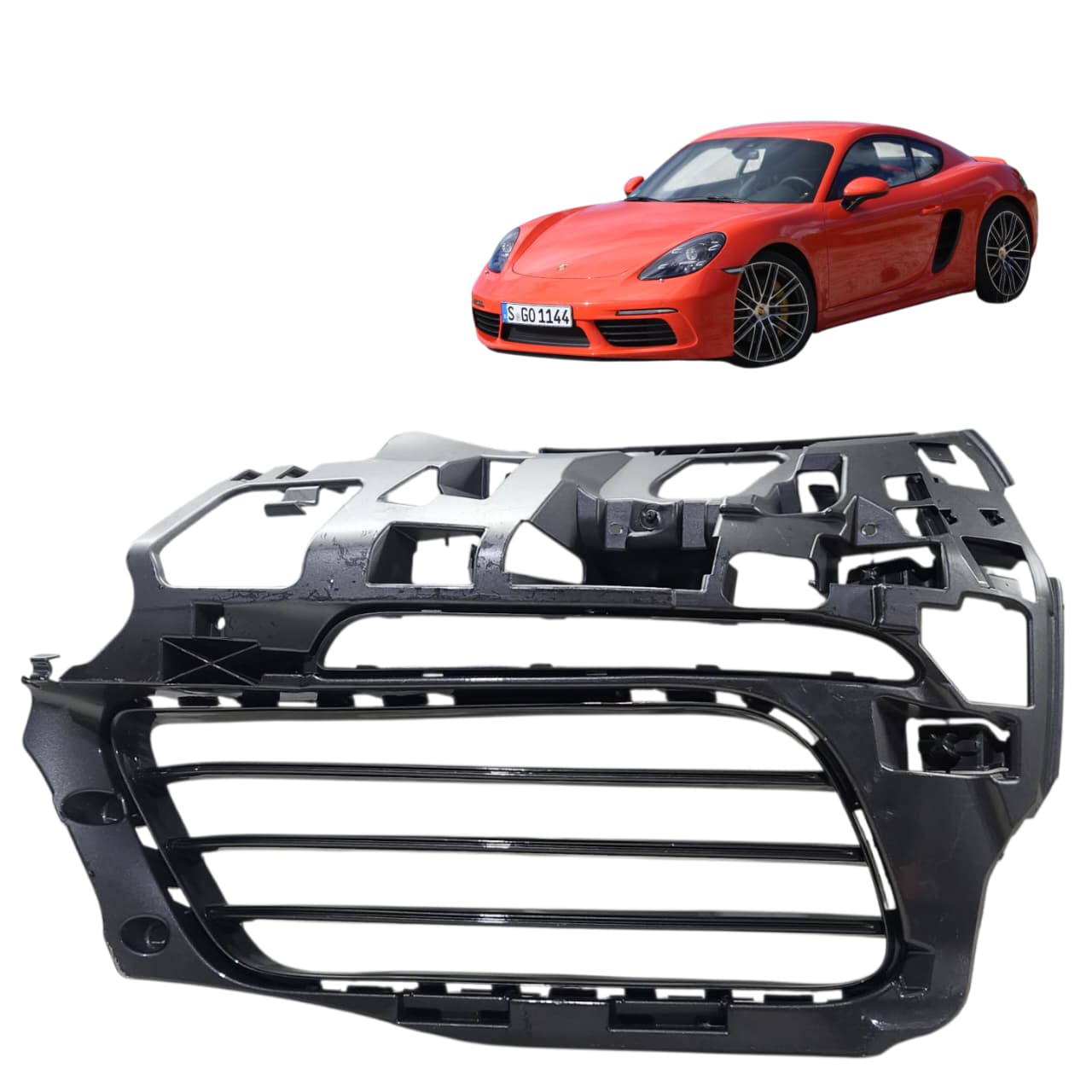 GRADE ESQUERDA FAROL MILHA PORSCHE 718 2017 2025