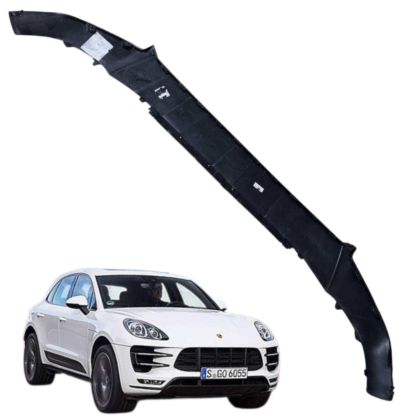 SPOILER DIANTEIRO PARACHOQUE PORSCHE CAYENNE 2018 2023