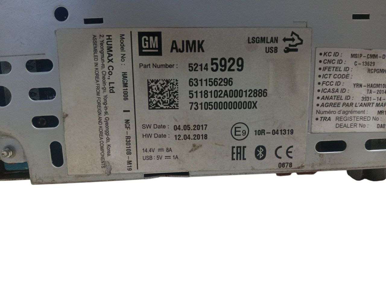 Radio Original Chevrolet S10 2013 2015 2016 2017 2018 2024