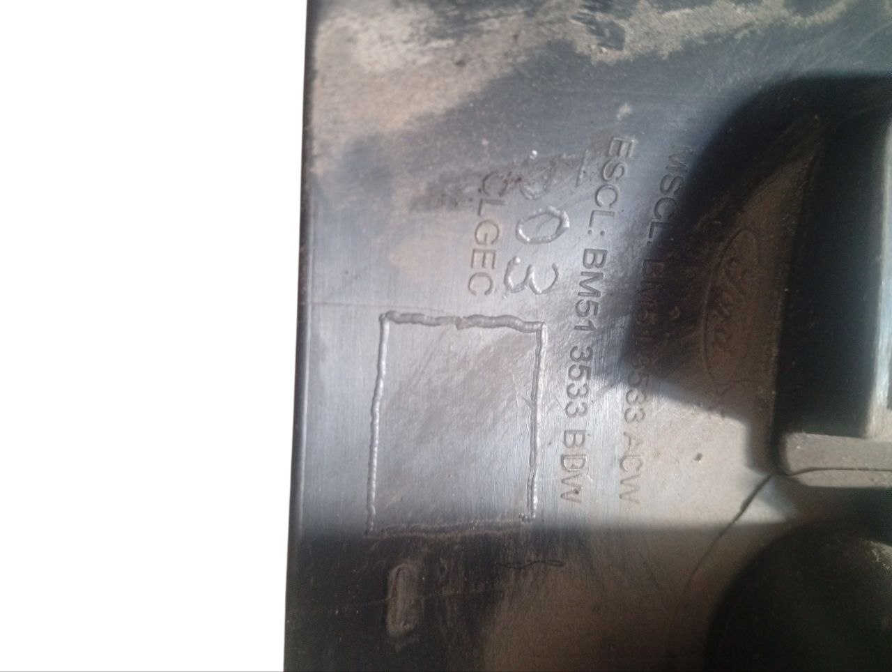 Moldura Inferior Coluna FORD FOCUS 2.0 2014 2020 