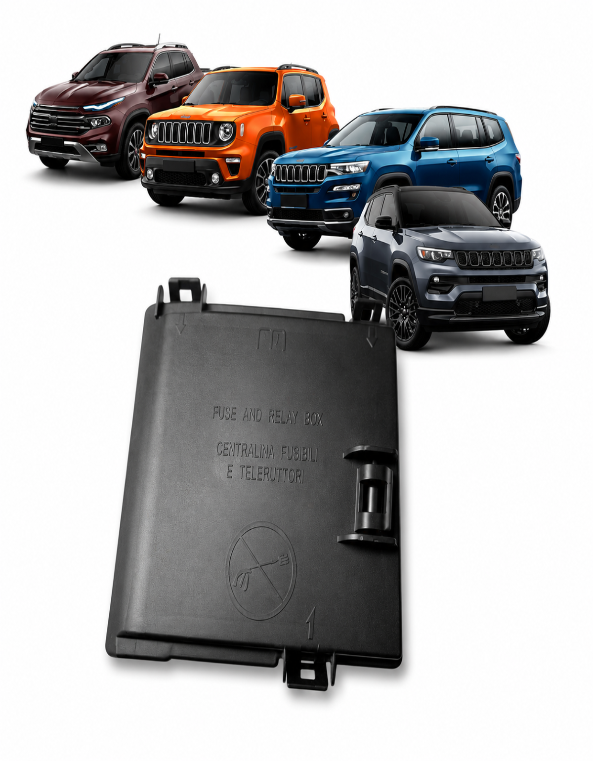Tampa Caixa Fusíveis Toro Jeep Compass Commander Renegade