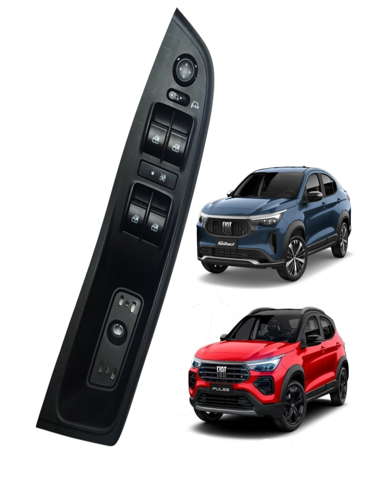 Comando Vidro Dianteiro Esquerdo Fiat Pulse Fastback Mopar