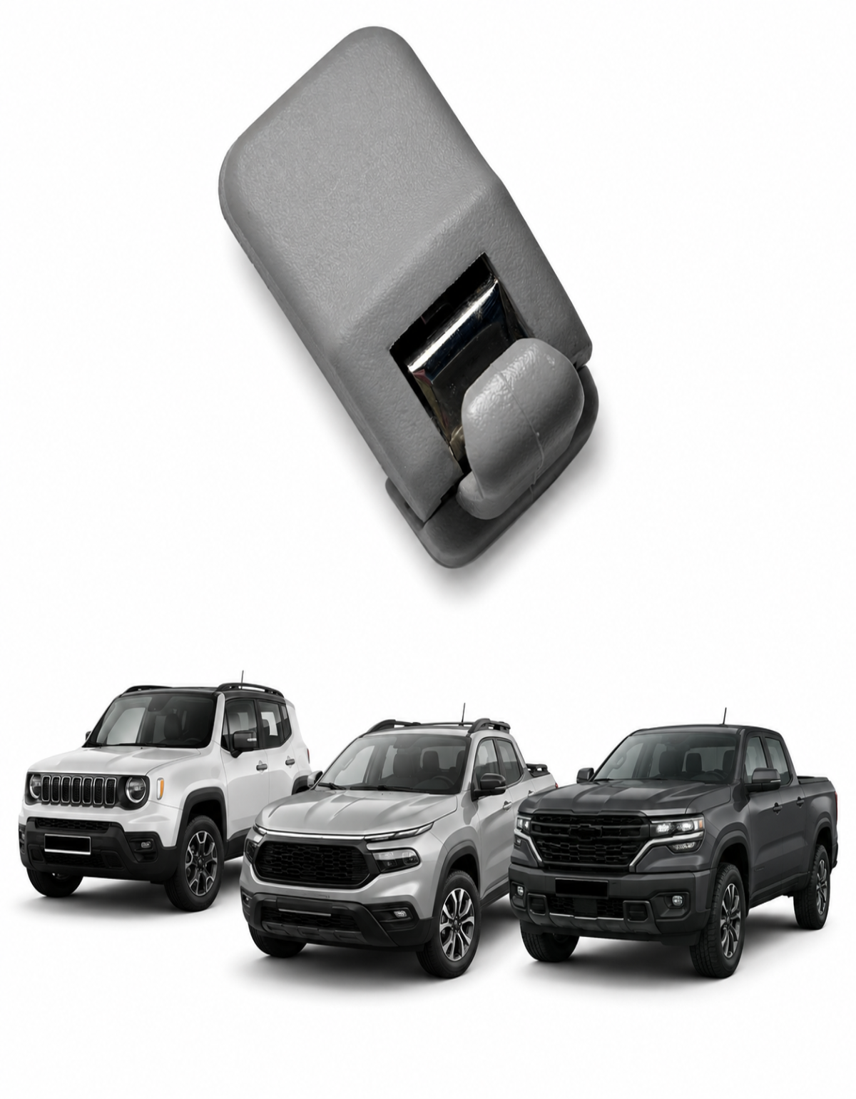 Suporte Presilha Quebra Sol Fiat Toro Ram Rampage Original