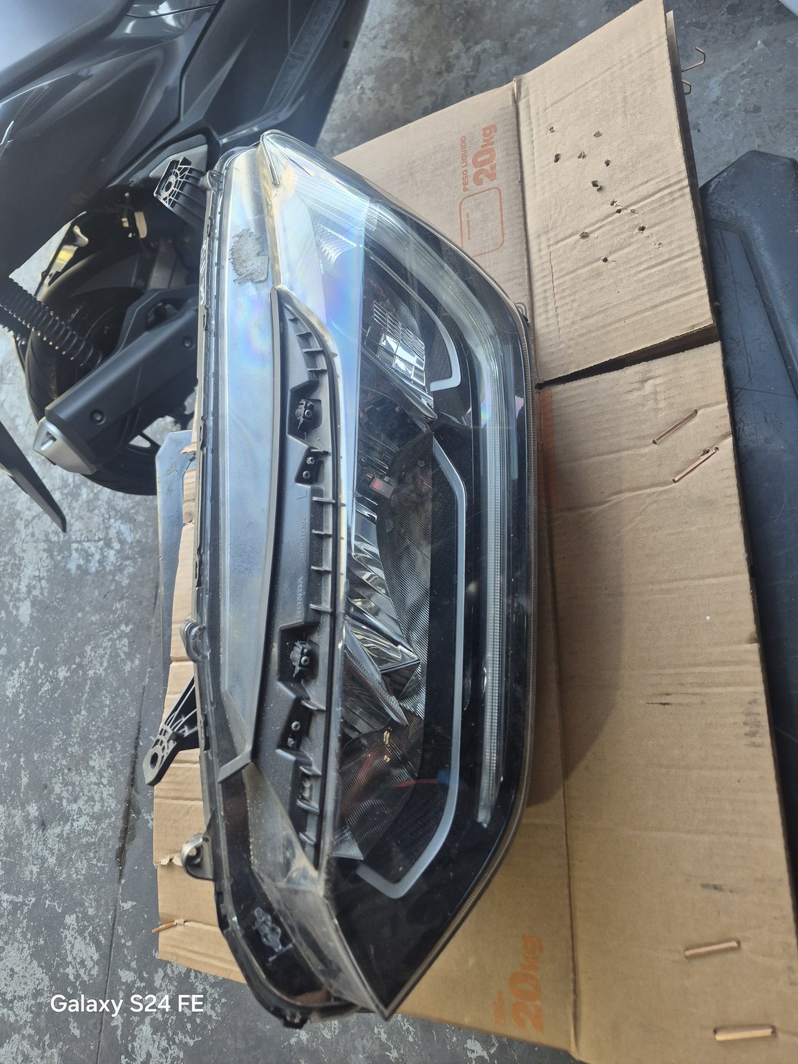Farol Dianteiro Esq Honda City Led 2018 2021 Original