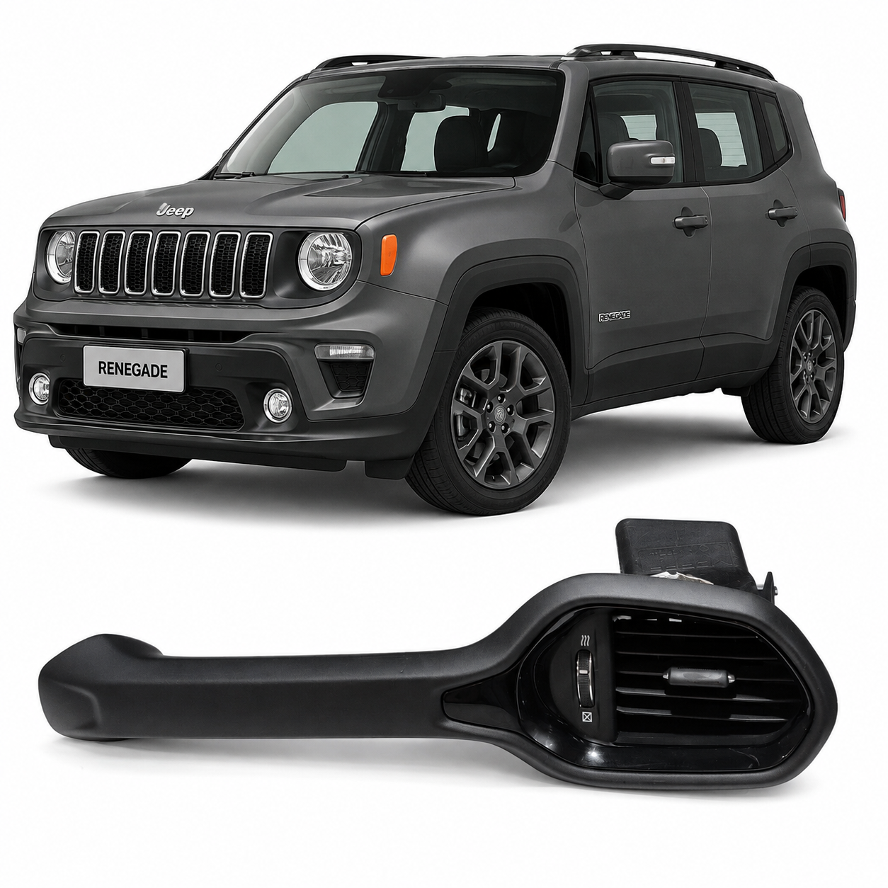 Difusor De Ar Direito Jeep Renegade 2016 2024 Detalhe