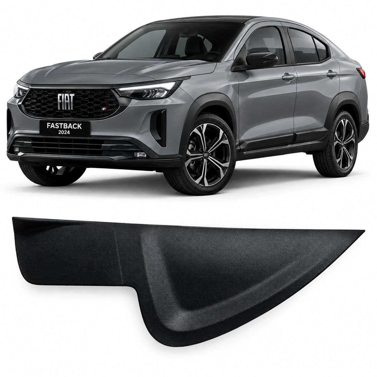 Acabamento Lateral Direito Painel Fiat Fastback 2023 2024