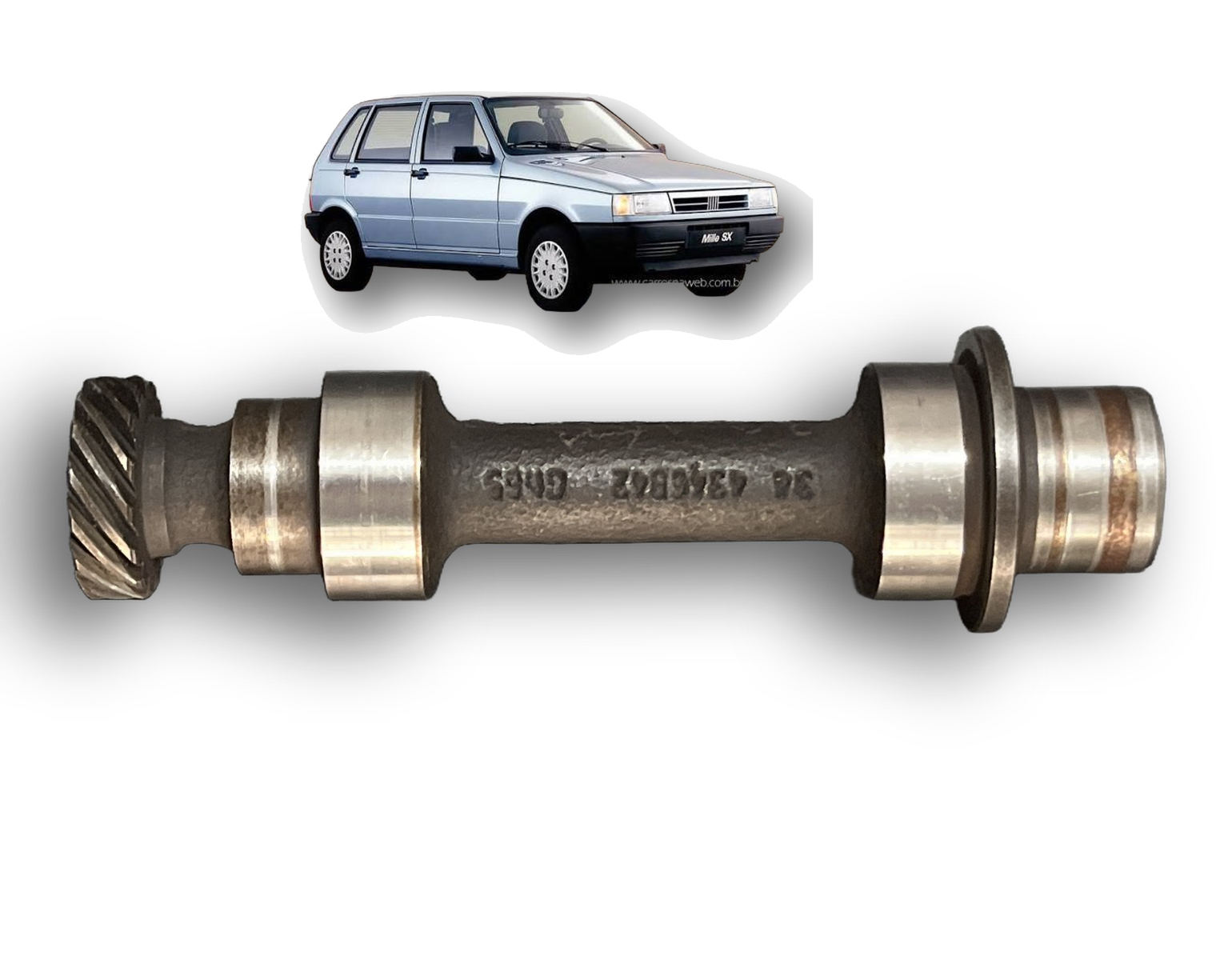 Eixo Comando Auxiliar Fiasa Fiat Palio Uno 1.0 8v 1997