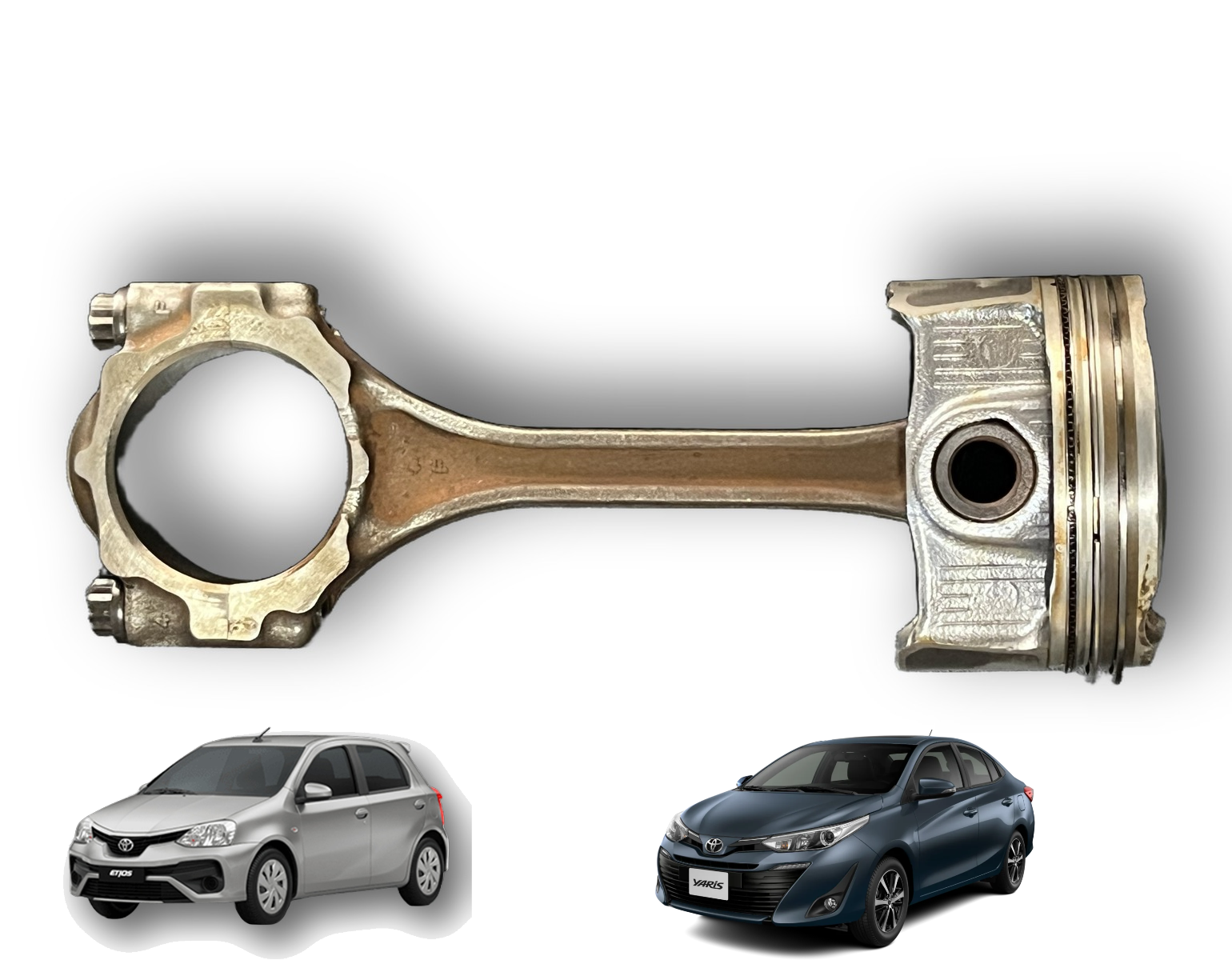 Pistão e Biela Toyota Etios Yaris 1.5 16V STD 2018 2025