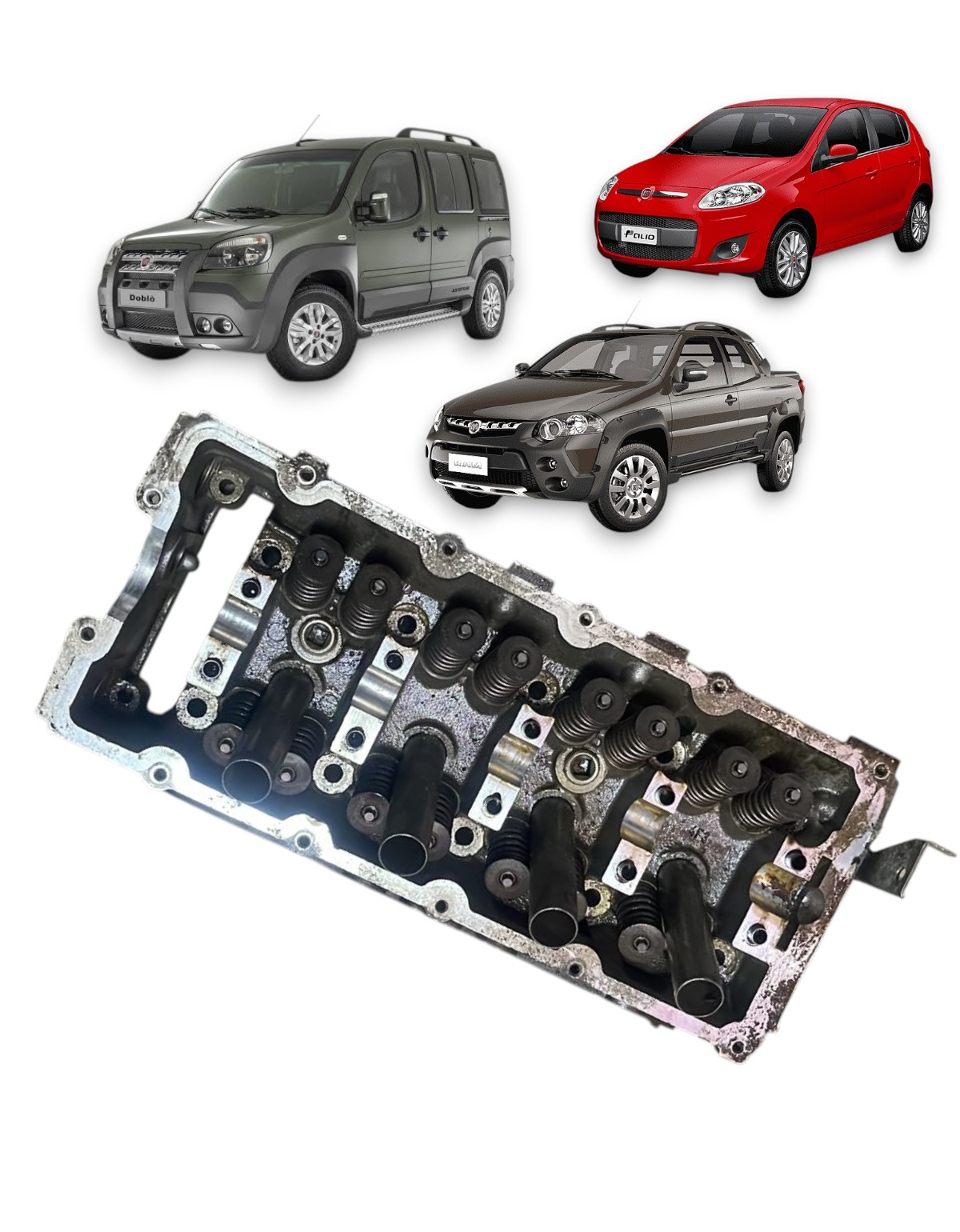 Cabeçote Fiat Palio Doblo Strada 1.8 16V ETorq STD 2011 2018