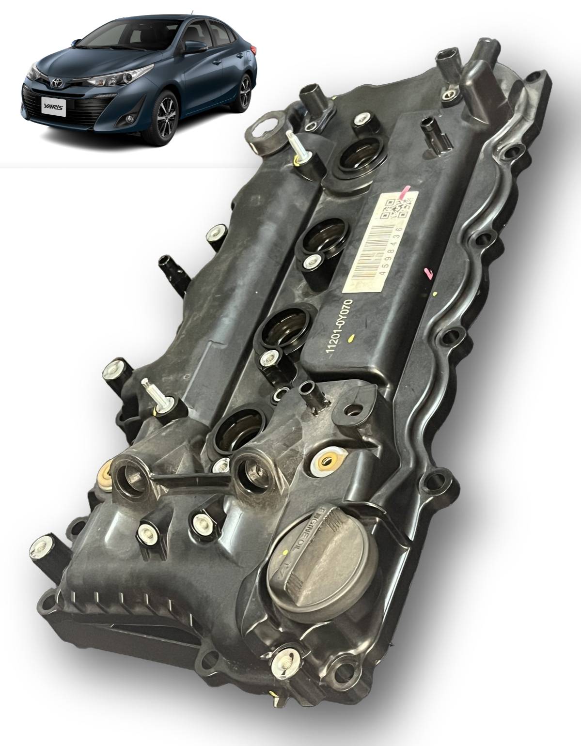 Tampa Valvula Cabeçote Toyota Yaris 1.5 16V 2019 a 2025