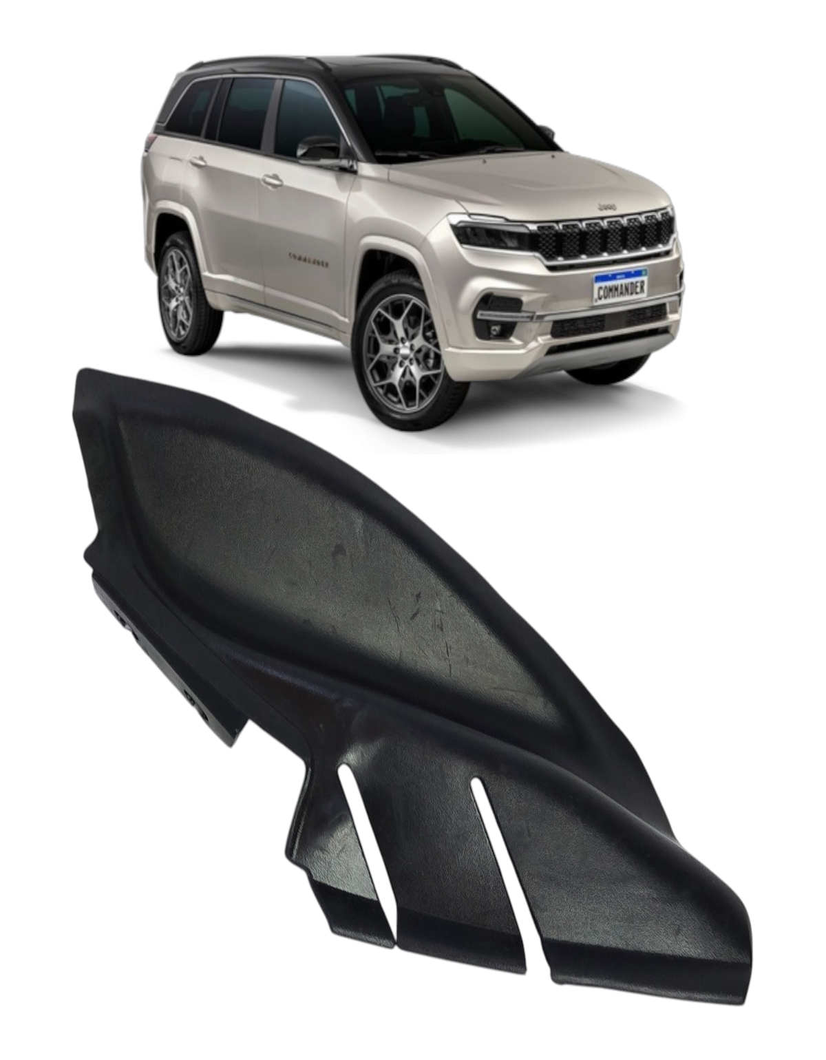 Moldura Churrasqueira Direita Jeep Commander 2022 2025 Mopar