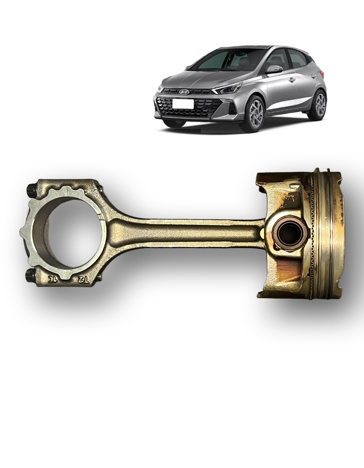 Biela e Pistão STD Hyundai HB20 Turbo 1.0 3Cc 2020 2025