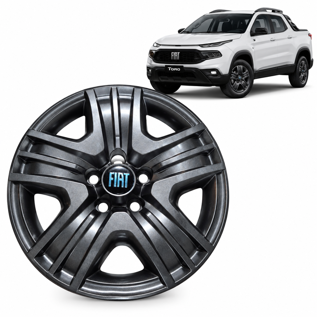 Calota Aro 16 Fiat Toro 2023 1002670320 Original Mopar