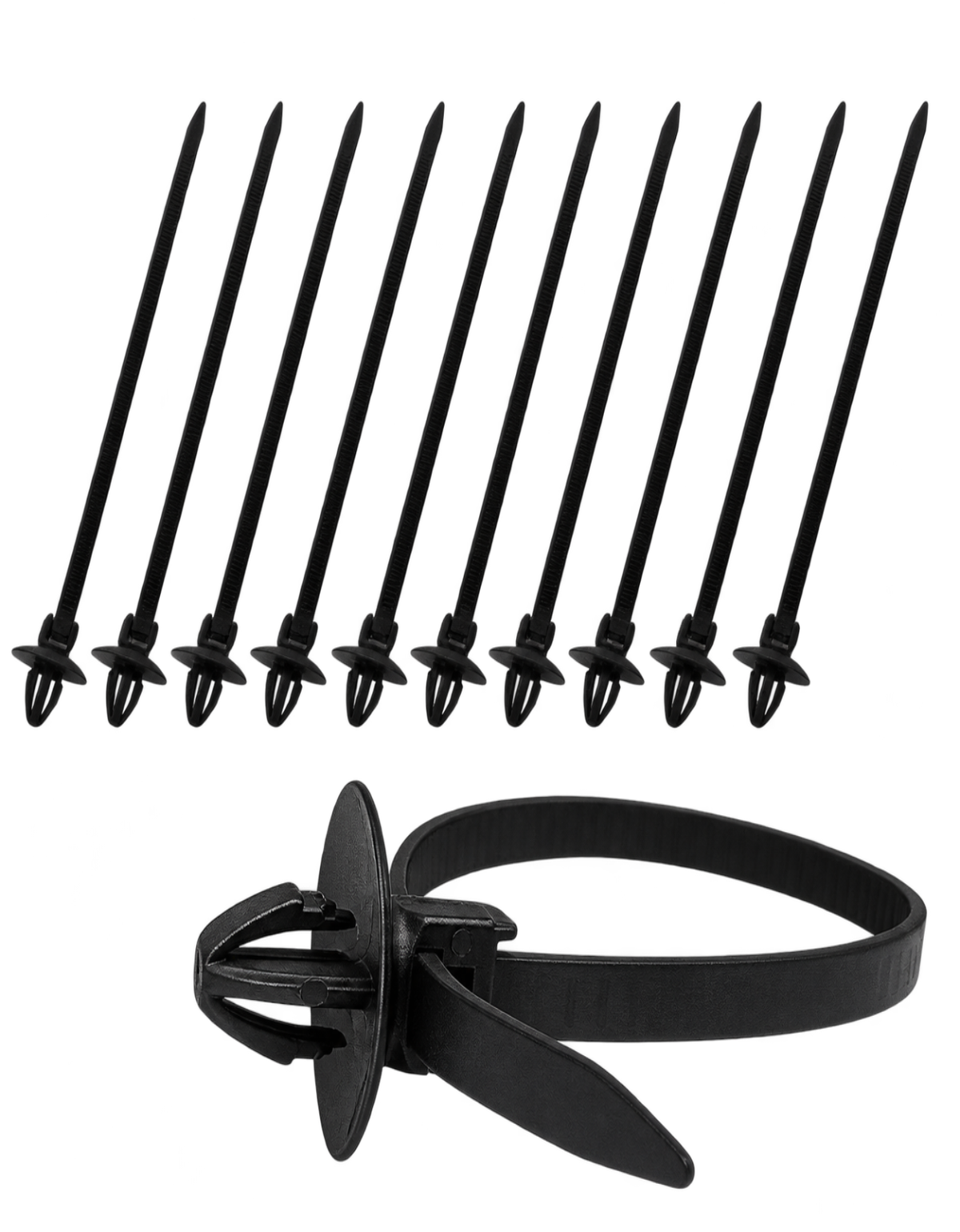 Kit 10 Presilhas Grampo Nylon Carro Plástico Todos Modelos 