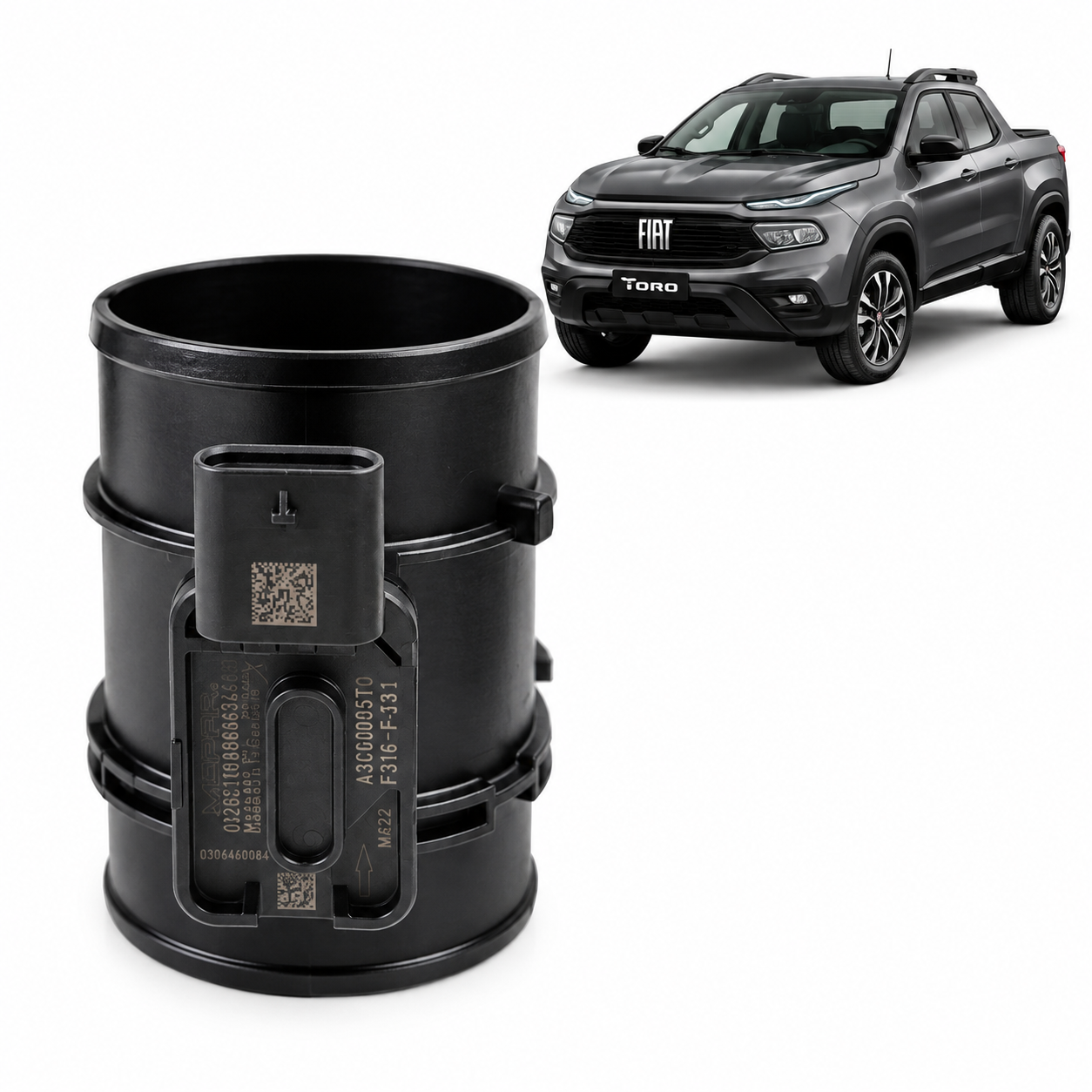 Sensor Fluxo Ar Fiat Toro Diesel 24-25 4x4 Ranch 68382358ab