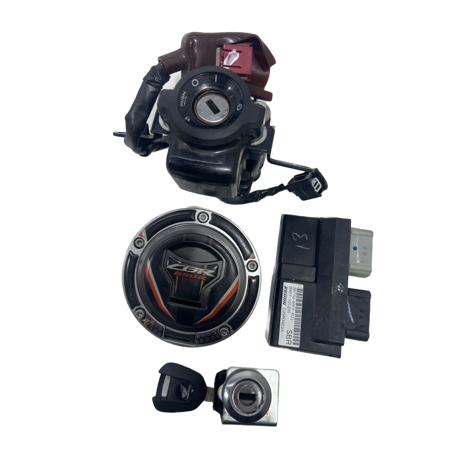 Chave ignição Cold code módulo original Cbr 650 20 23