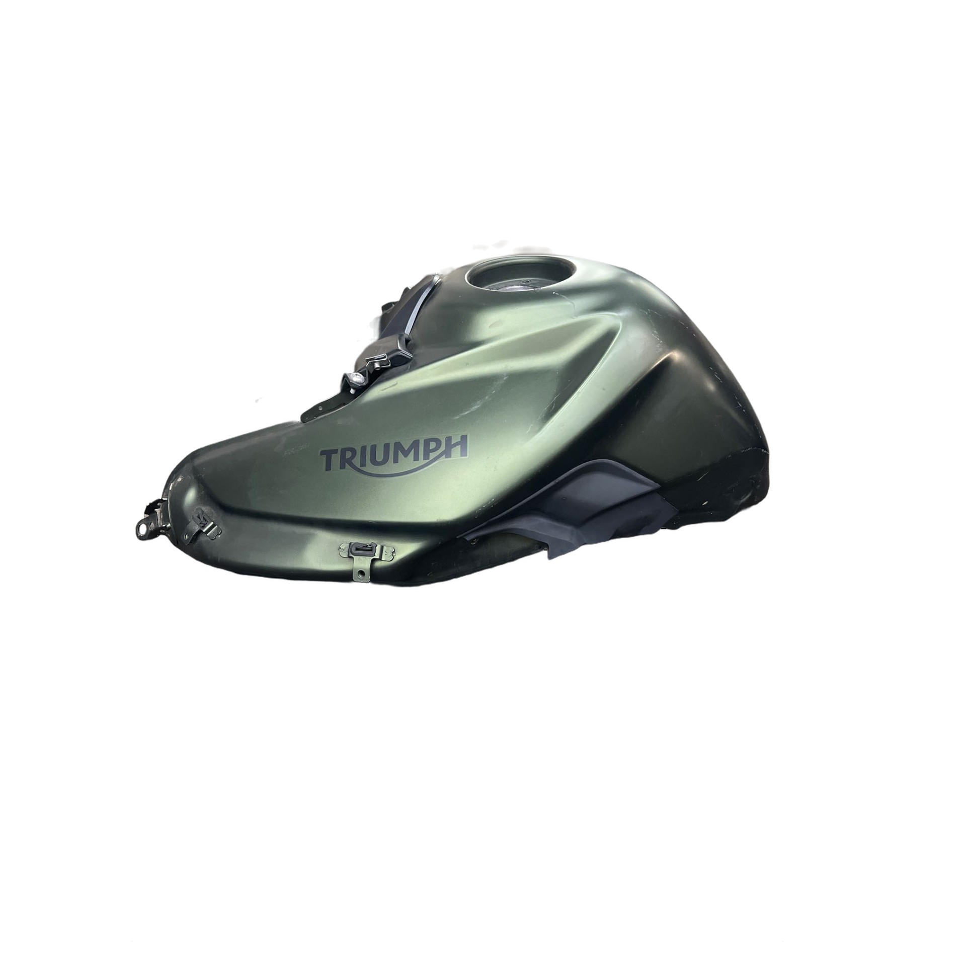 Tanque pintura original detalhes minimos Tiger xca 800 2014