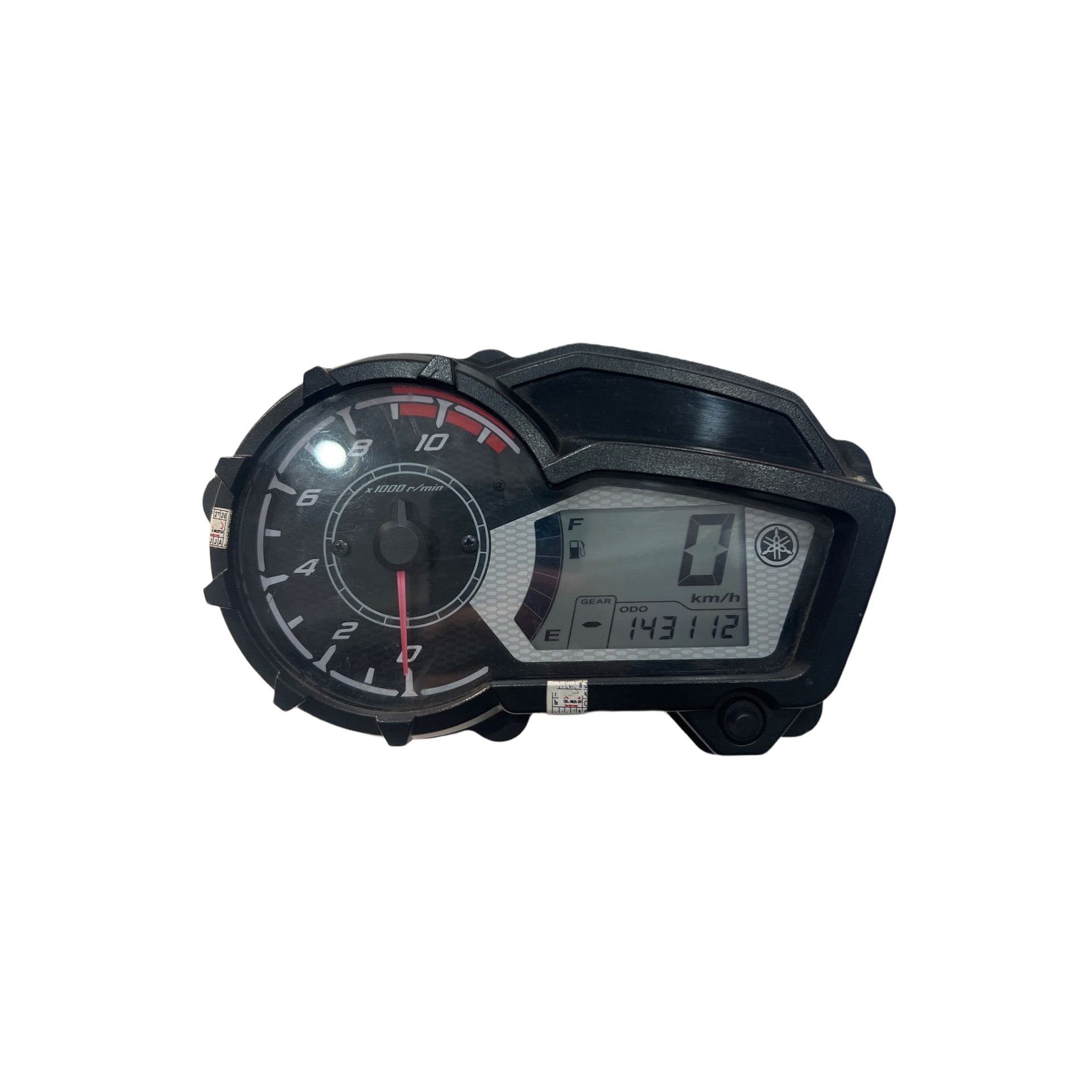 Painel original fazer 150 2014 2023 km 143112 avaria carcaça