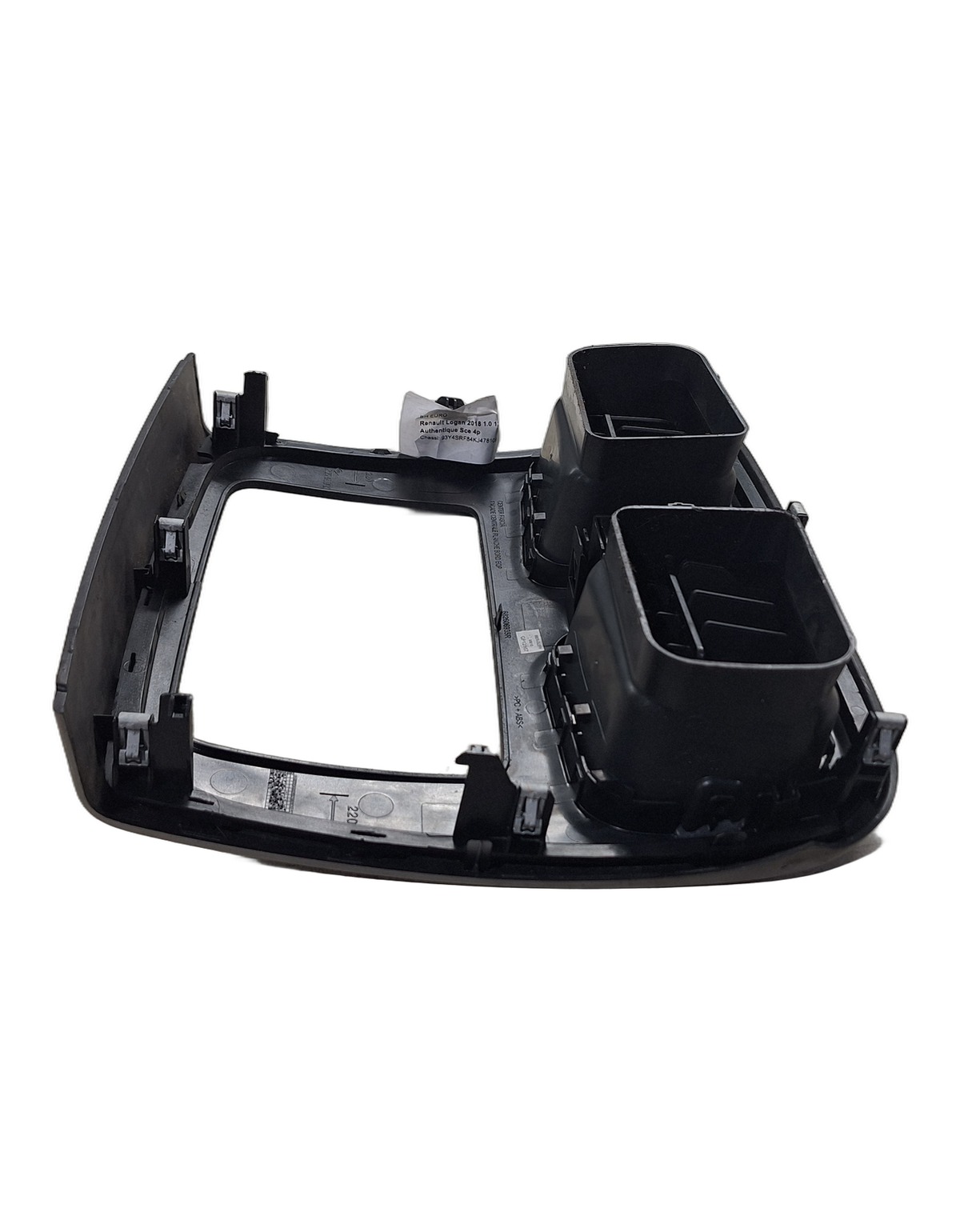 MOLDURA PAINEL CENTRAL RENAULT SANDERO SANDERO RS LOGAN 2014