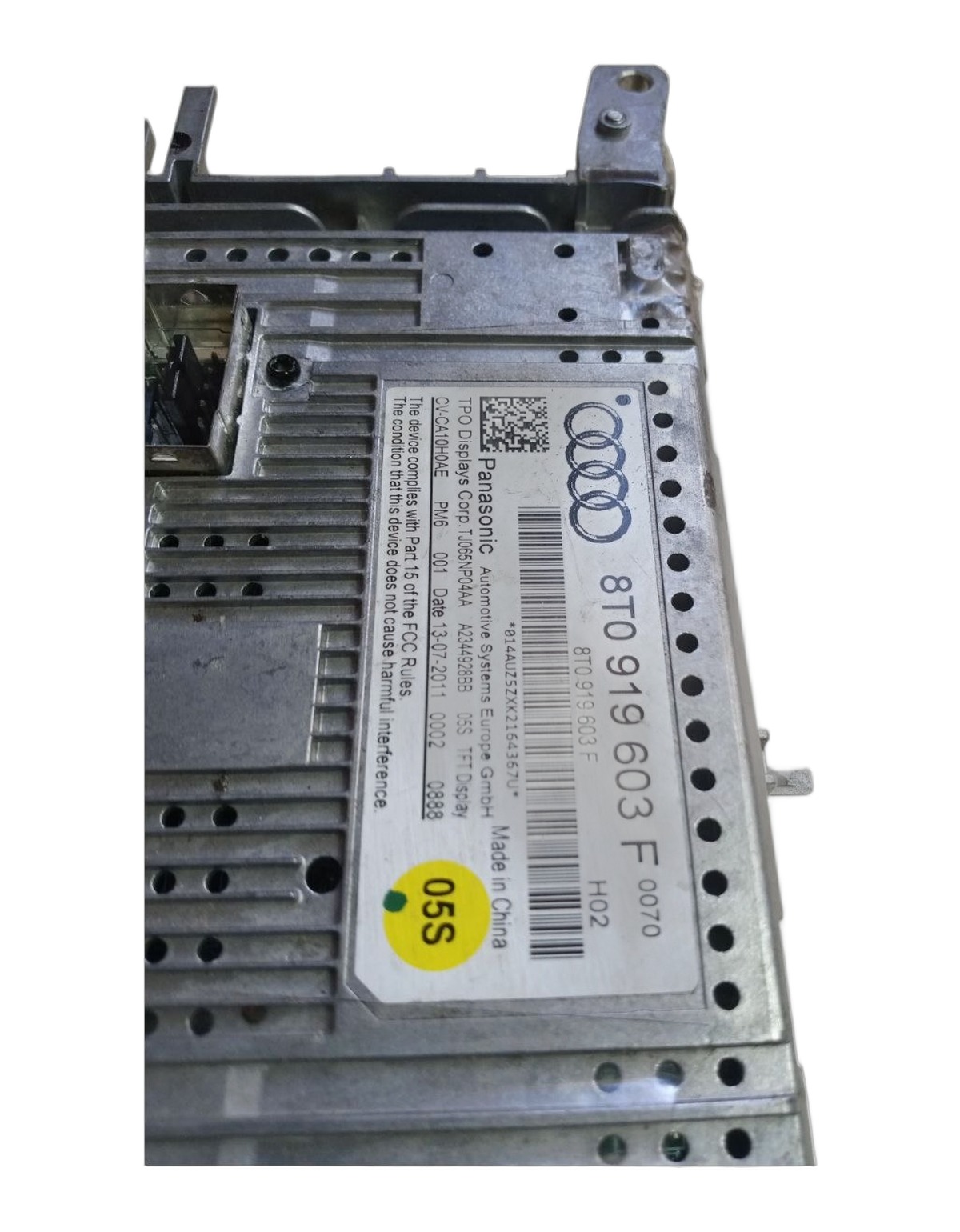 tela Display Multimedia Audi q5 2.0 2011 2012 2013