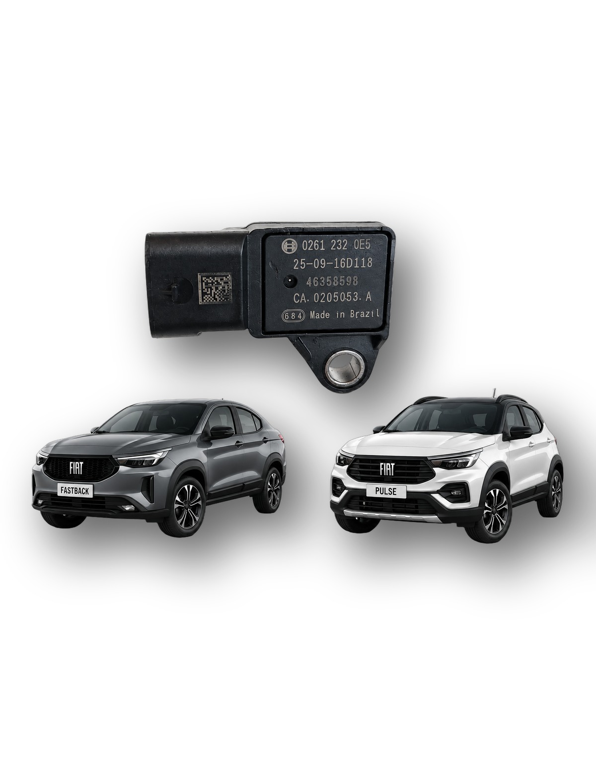 Sensor Map Original Fiat Pulse Fastback 2025