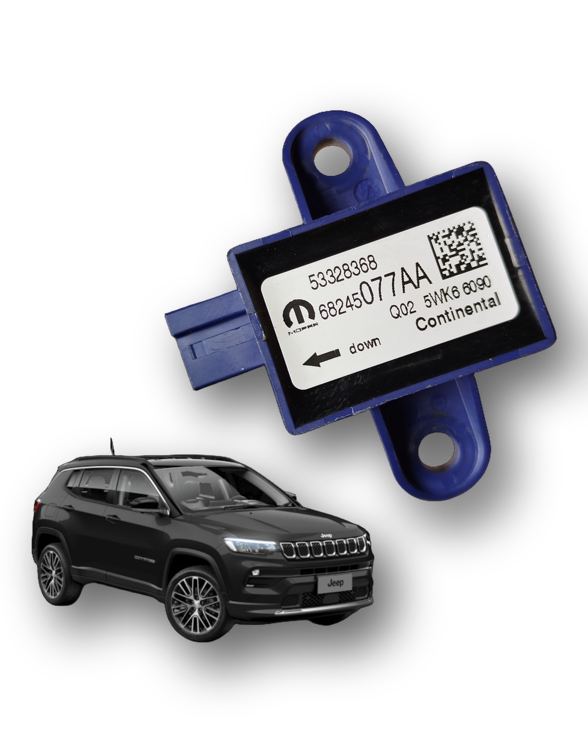 Sensor Impacto Colisão Dianteiro Jeep Compass 2016 Á 2025 