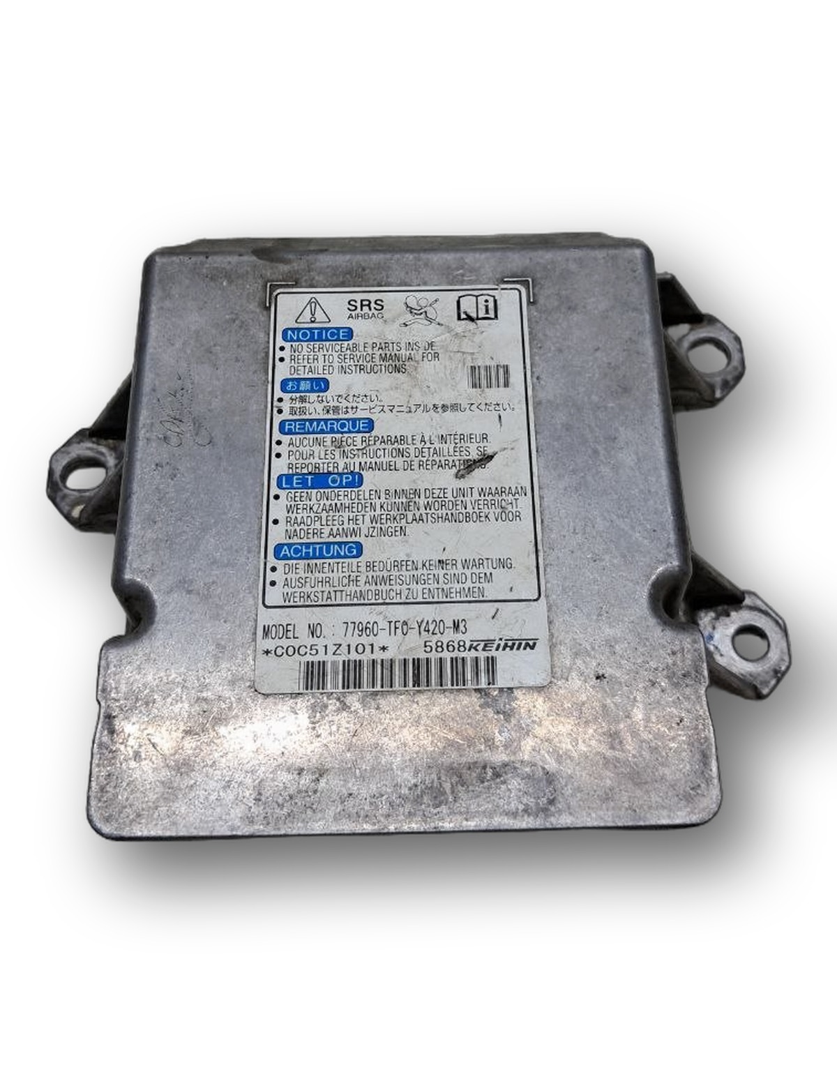 Modulo Central Airbag Honda Fit City 2009 2010 2011 2014
