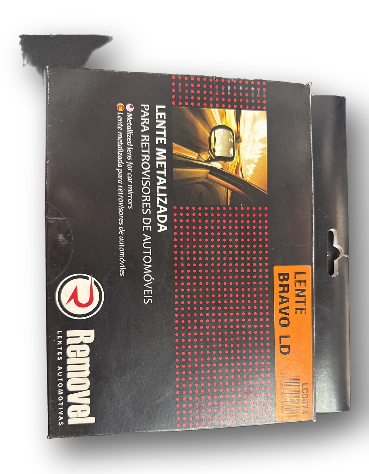Lente retrovisor bravo direito