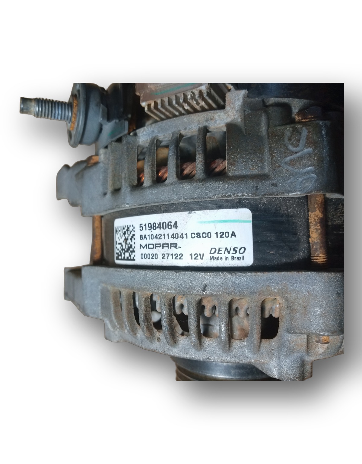 Alternador Motor 120a 12v Argo Mobi Cronos Uno 2016 2021