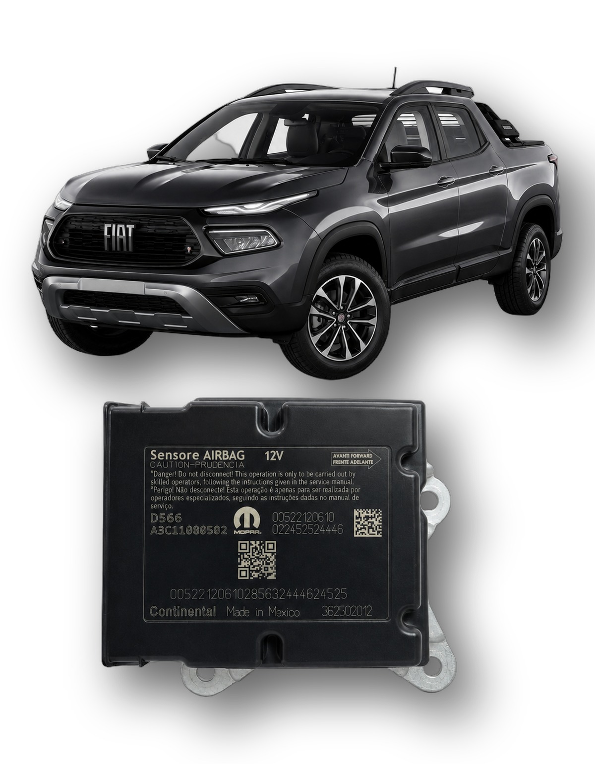 Modulo Airbag Fiat Toro 2021 2022 2023 2024 2025 Original