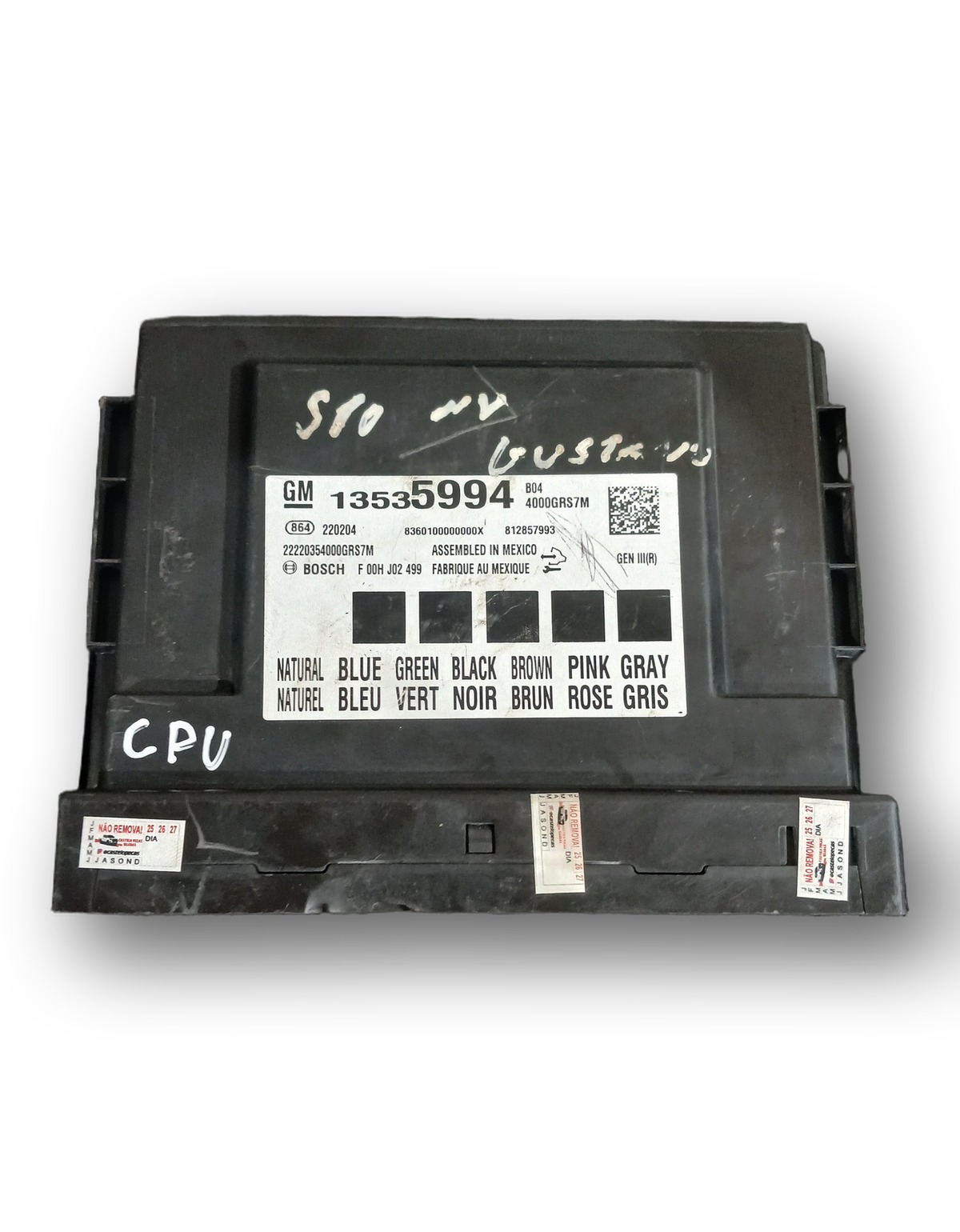 Módulo BCM Conforto Chevrolet S10 Traiblazer 2022 2023