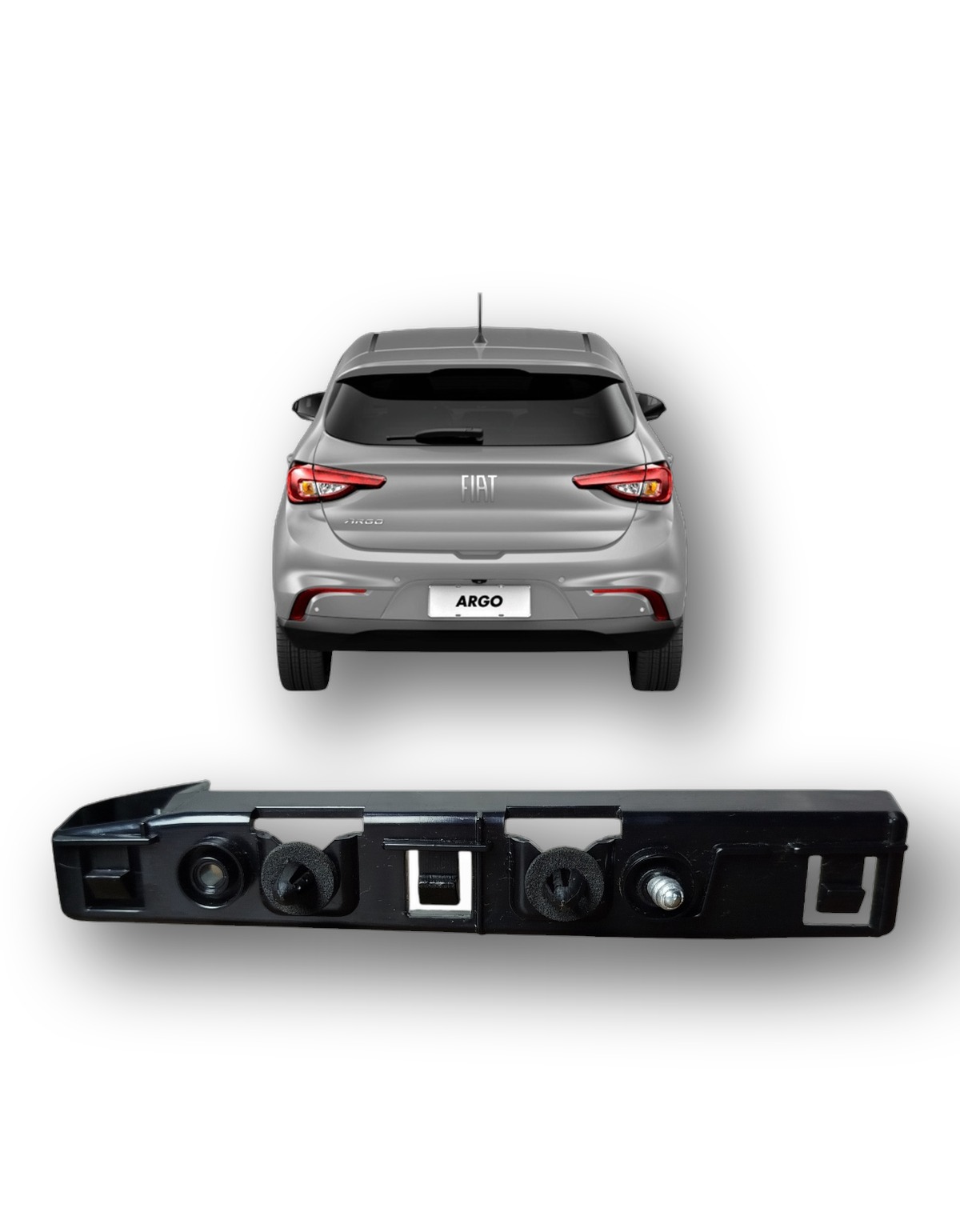 Suporte Parachoque Traseiro Direito Fiat Argo 2022 2023 2024