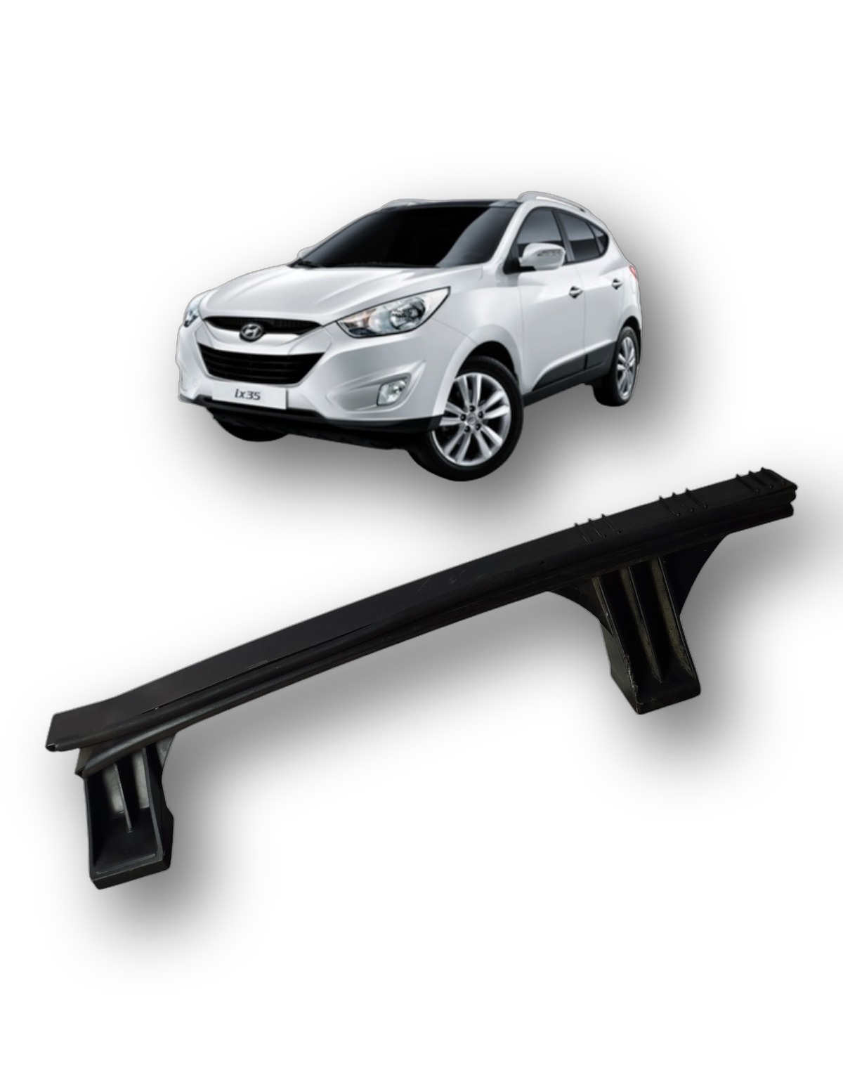 Guia Vidro Dianteiro Esquerdo Hyundai IX35 2014 Á 2019 