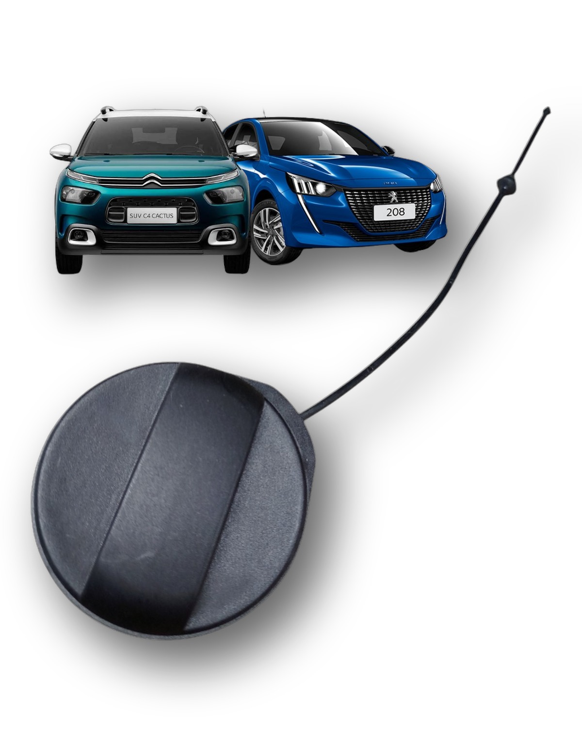 Tampa Tanque Combustivel Peugeot 208 C4 Cactus 2022 2025