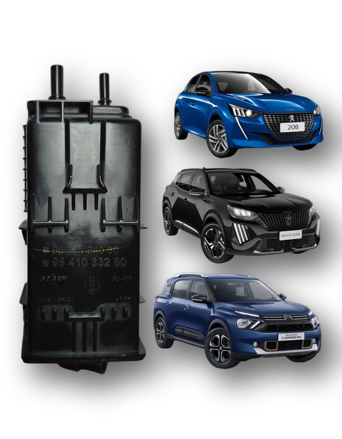 Filtro Reservatório Canister Peugeot 208 Citroen C4 Cactus 