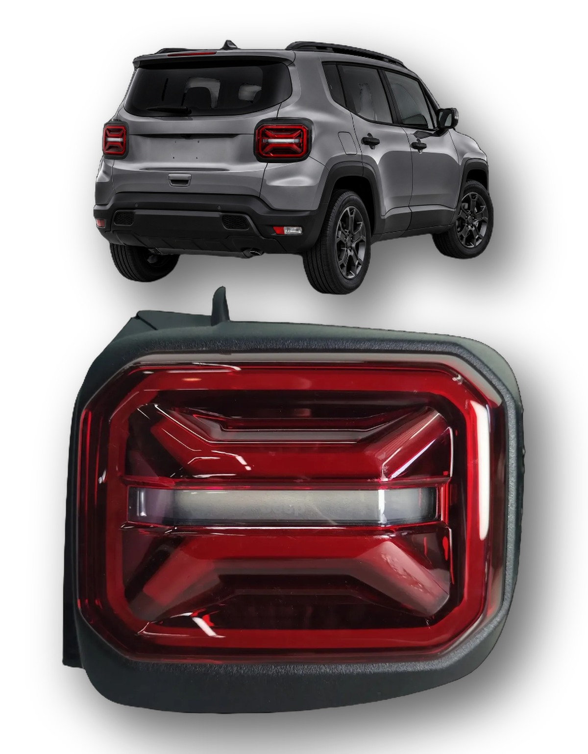Lanterna Traseira Direita Jeep Renegade 2021 Á 2025 Led 