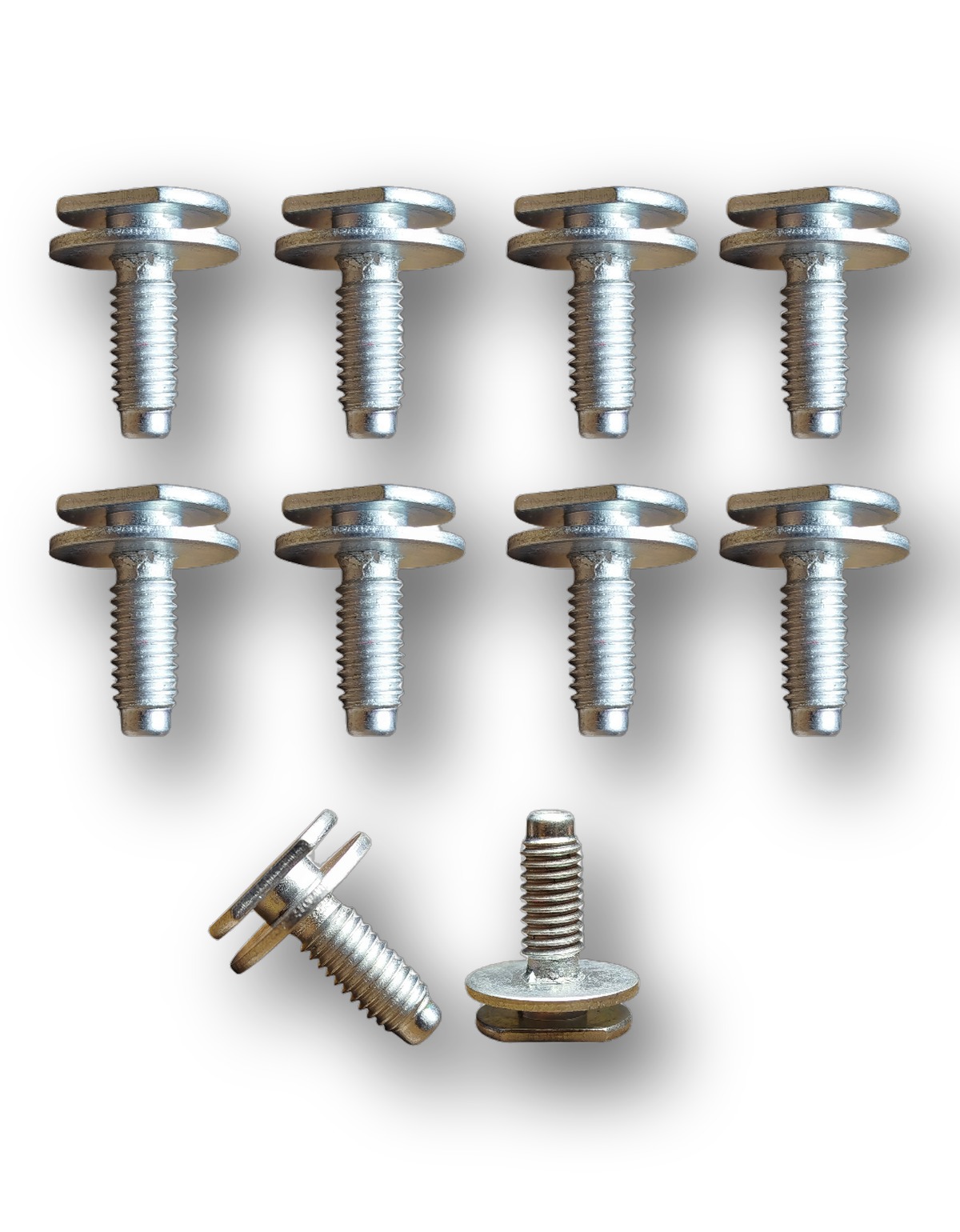 Kit 10 Parafuso Paralama Parachoque Fiat 51744801 Original