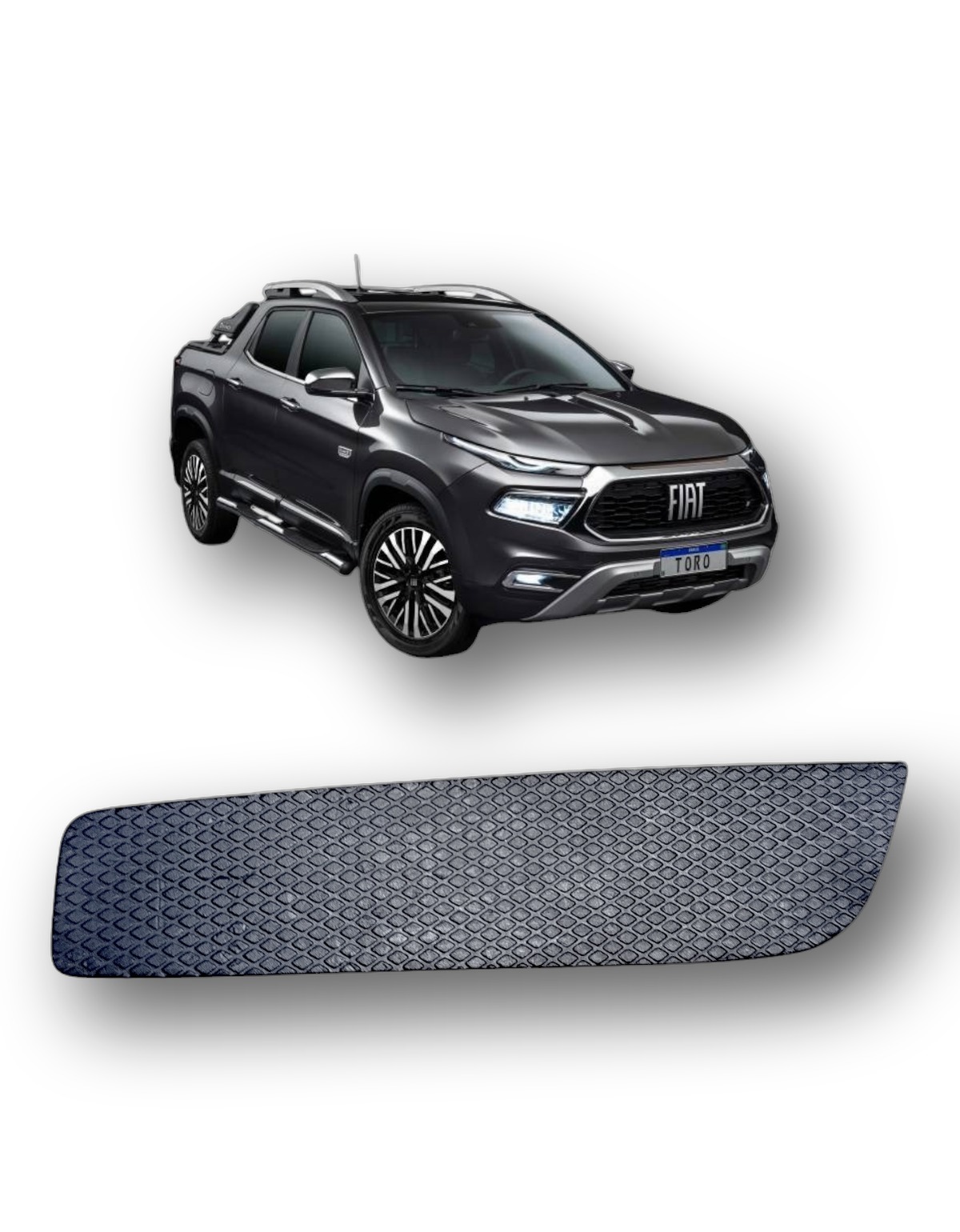 Acabamento Puxador Porta Tras Direita Fiat Toro 2016 Á 2025