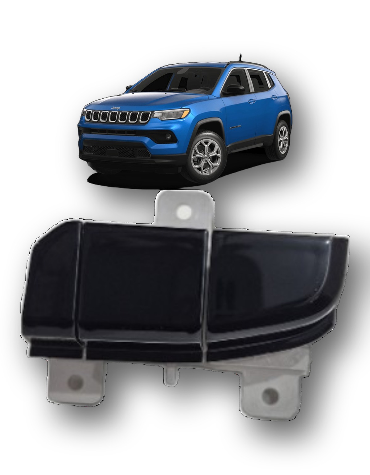 Botão Direito Acabamento Painel Falso Jeep Compass 2021 2025