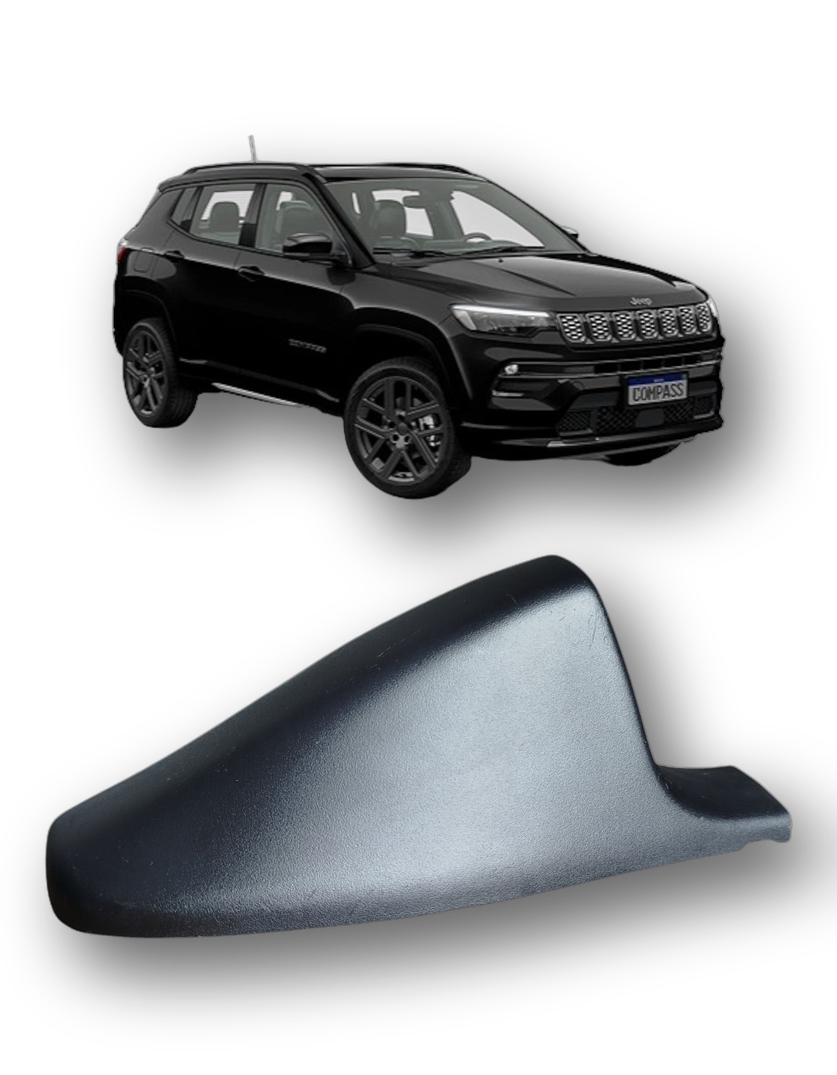 Acabamento Interno  Retrovisor Direito Jeep Compass 2022/25