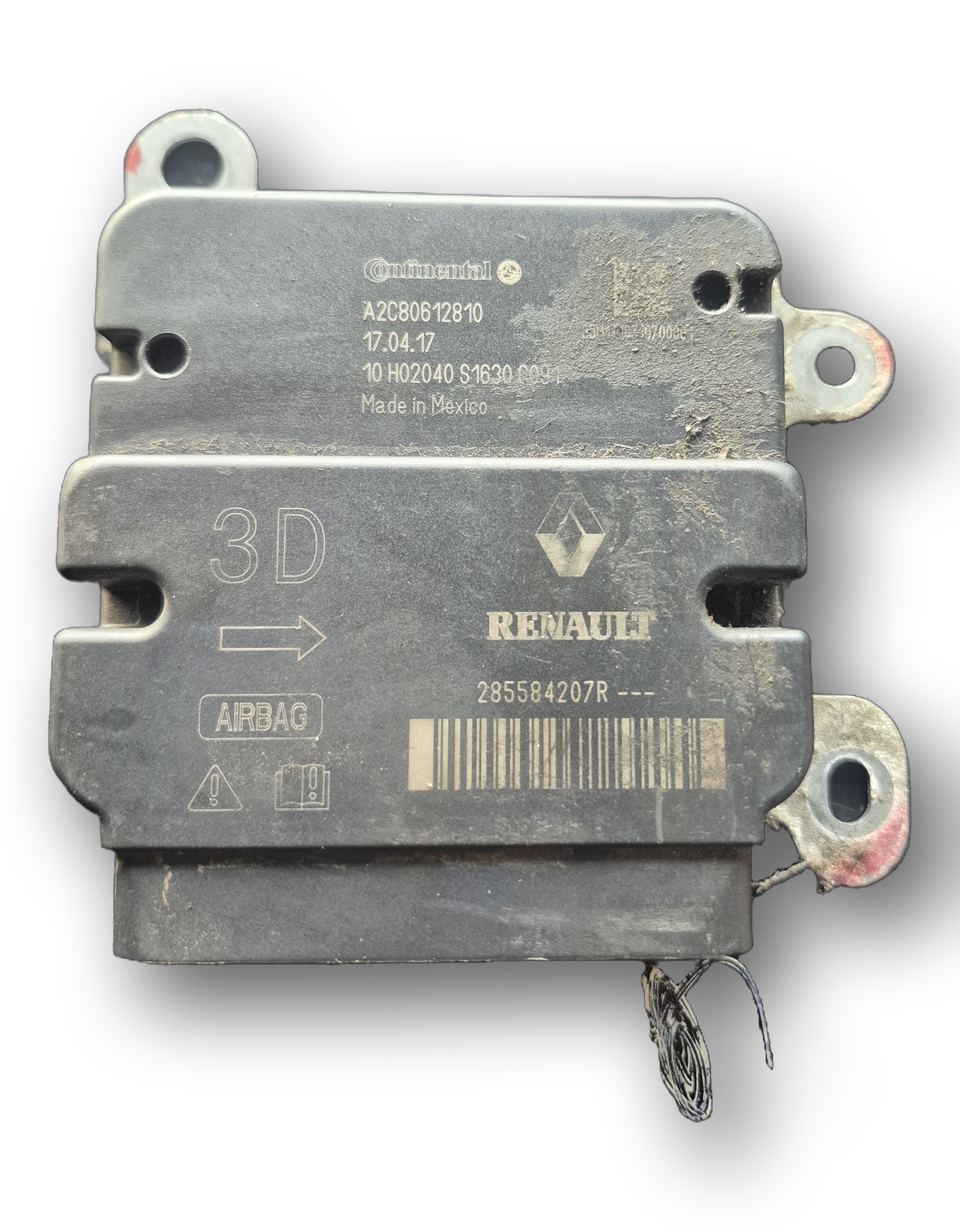 Módulo Airbag Renault Sandero Logan Sem Colisão A2c80612810