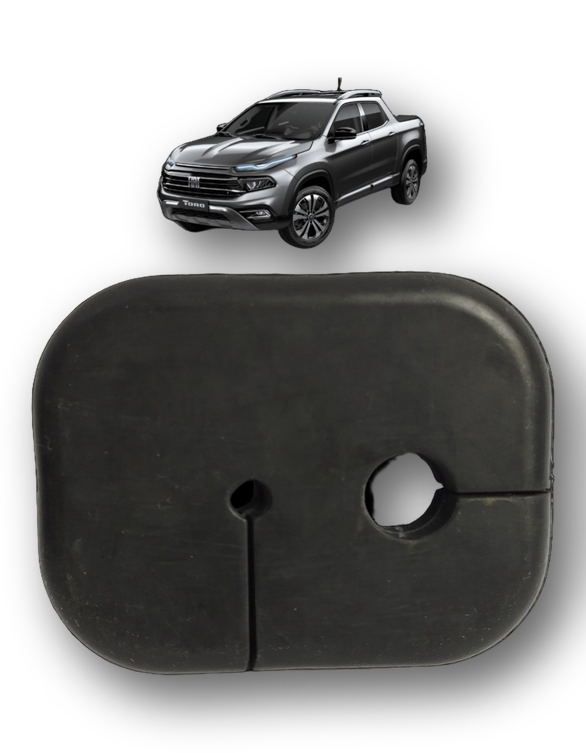 Borracha Passagem Chicote Fiat Toro Volcano 2024 2025 2026