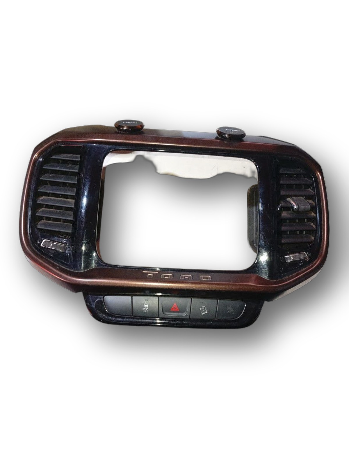 Moldura Central Multimídia C/ Difusor Fiat Toro 2016 A 2021