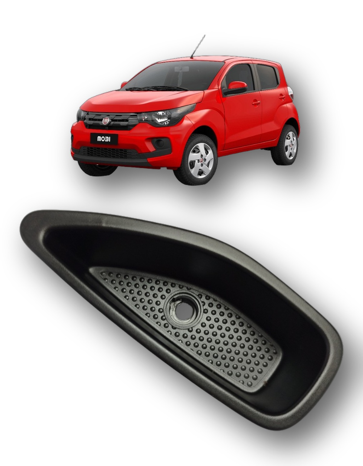 Porta Treco Traseiro Esquerdo Puxador Fiat Mobi 2016 2026