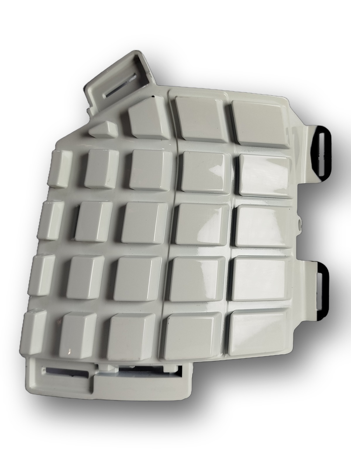 Defletor Parachoque Dianteiro Dir Fiat Grande Panda Branco