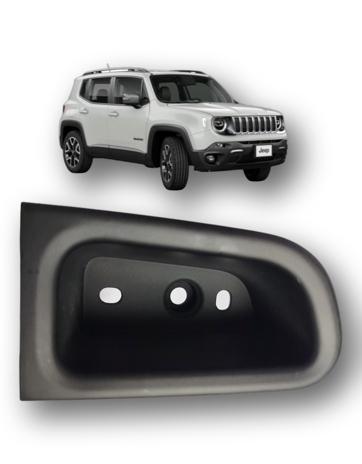 Puxador Porta Dianteira Direita Jeep Renegade 2015 Á 2025